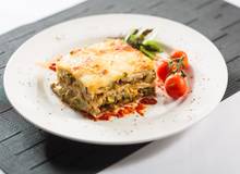 Lasagne mit grünem Spargel