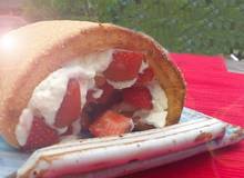 Traumhafte Erdbeerroulade Traumhafte Erdbeerroulade