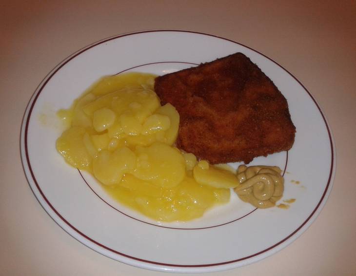 Gebackenes Fischfilet Gebackenes Fischfilet
