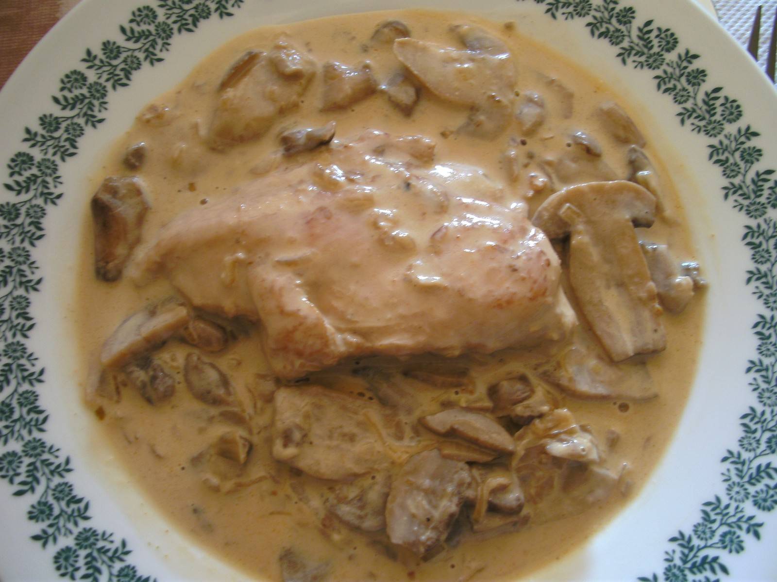 Champignonsauce mit Hendlfilet Rezept - ichkoche.ch