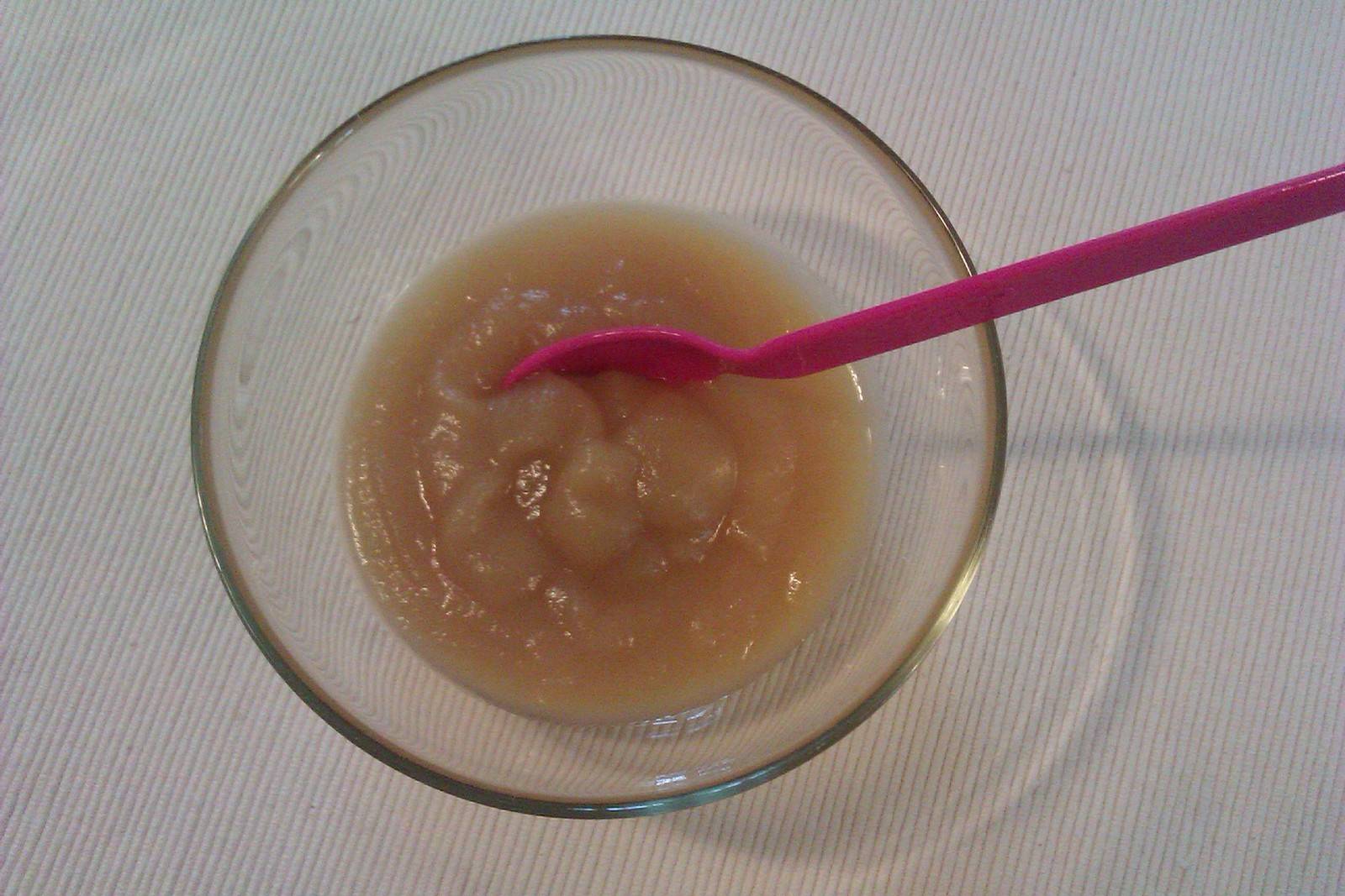 Apfel-Pfirsichbrei