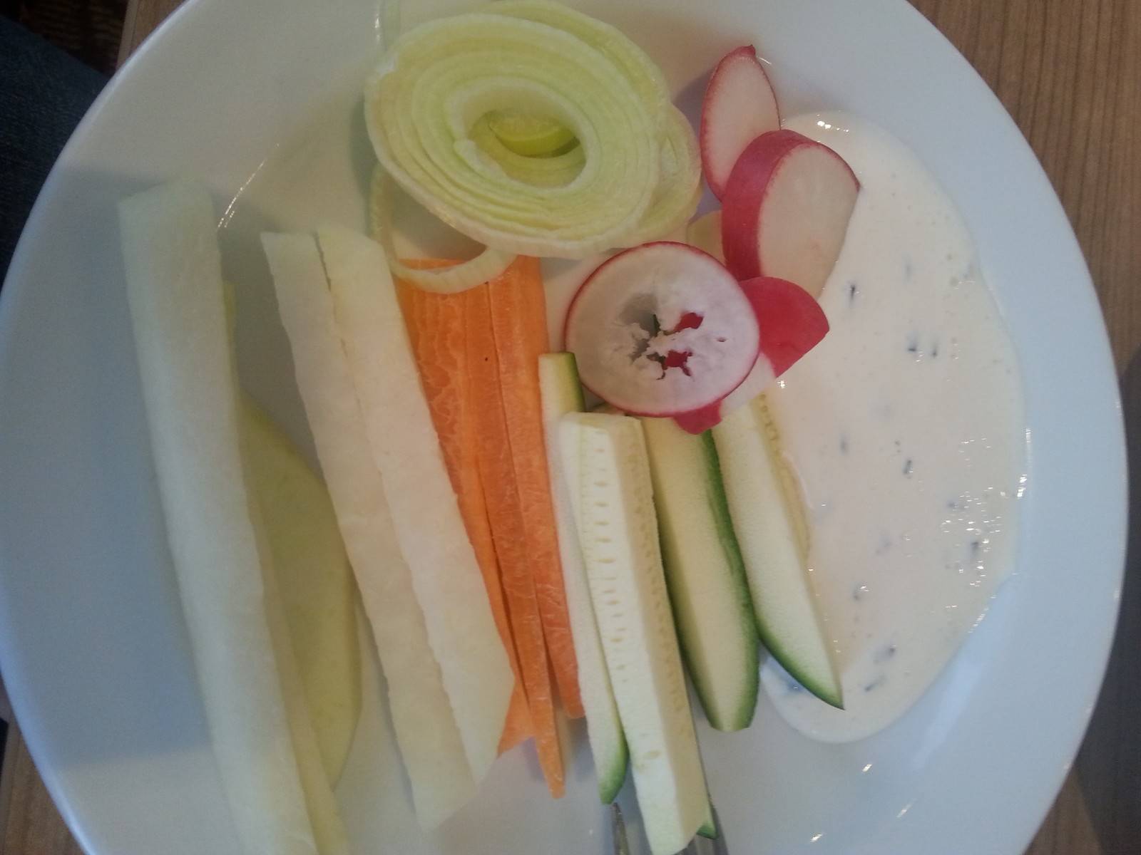 Gemüsesticks mit Dip