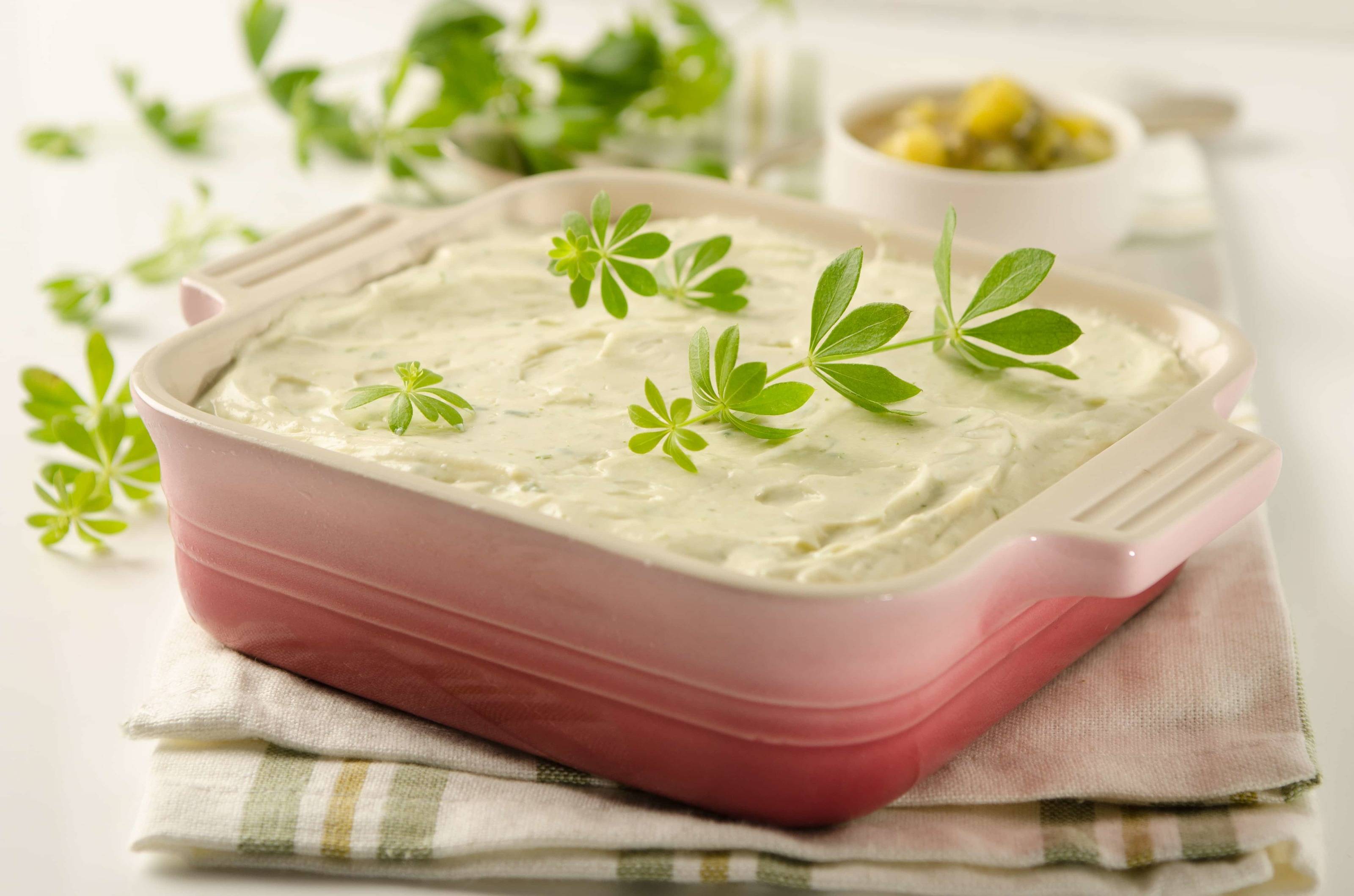 Kalter Waldmeister-Cheesecake Rezept