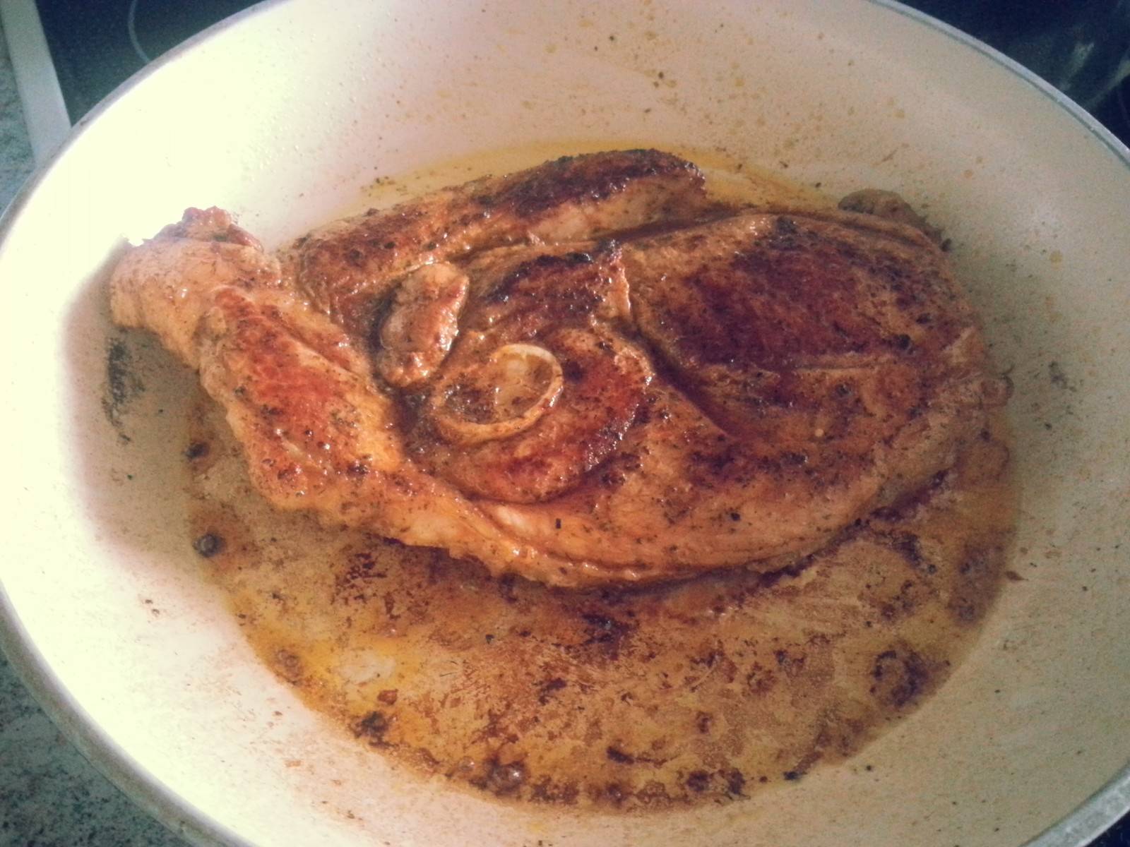 Mariniertes Schultersteak