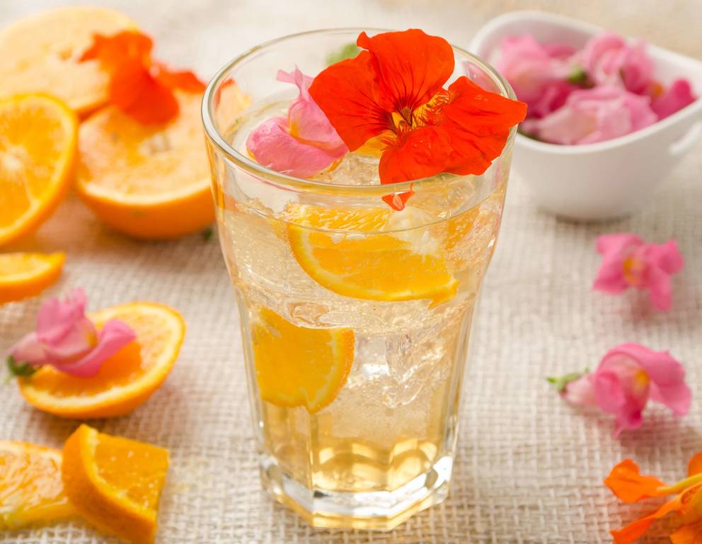 Sommerblüten-Orangen-Limonade Sommerblüten-Orangen-Limonade