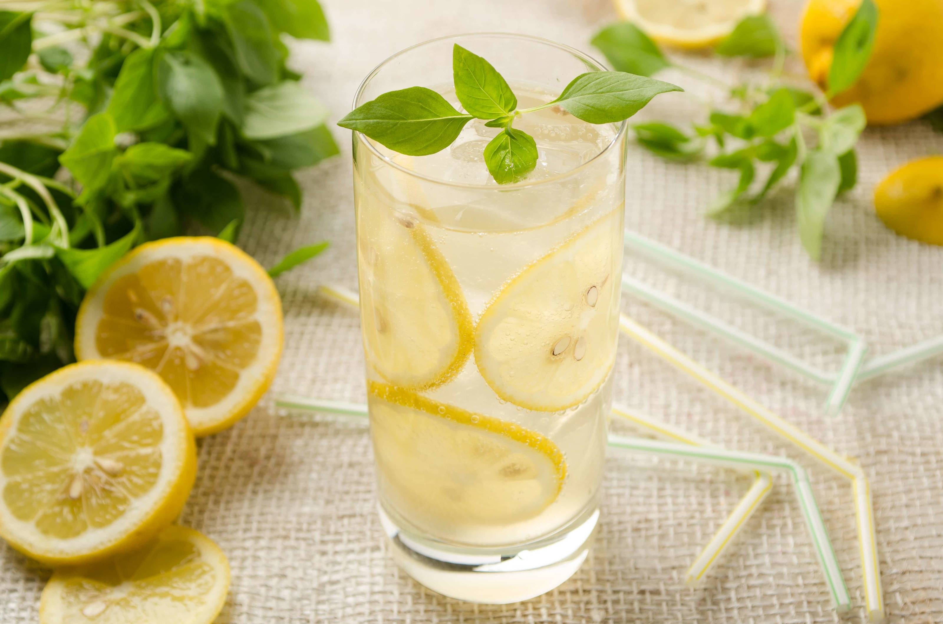 Zitronen-Basilikum-Limonade Rezept