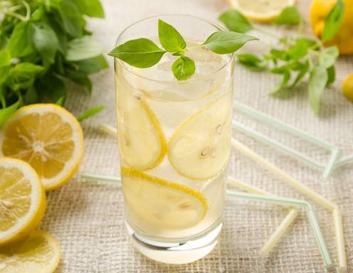 Zitronen-Basilikum-Limonade Rezept