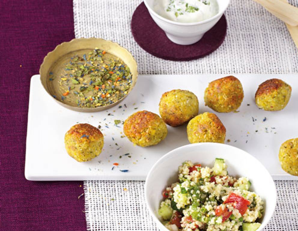 Schutzengel-Taboulé mit Falafel Schutzengel-Taboulé mit Falafel