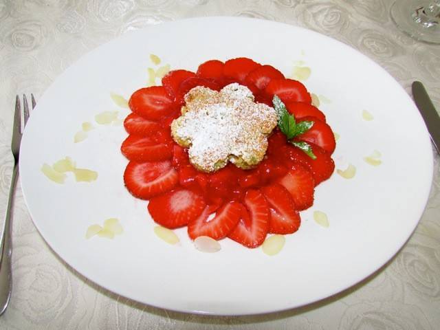 Ramequin Erdbeer-Himbeer-Mus