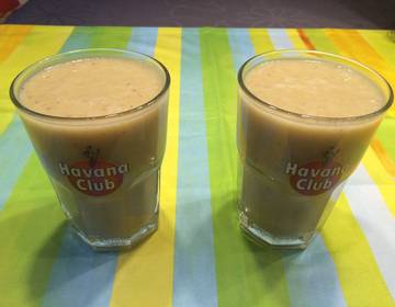 Kubanischer Bananensmoothie Kubanischer Bananensmoothie