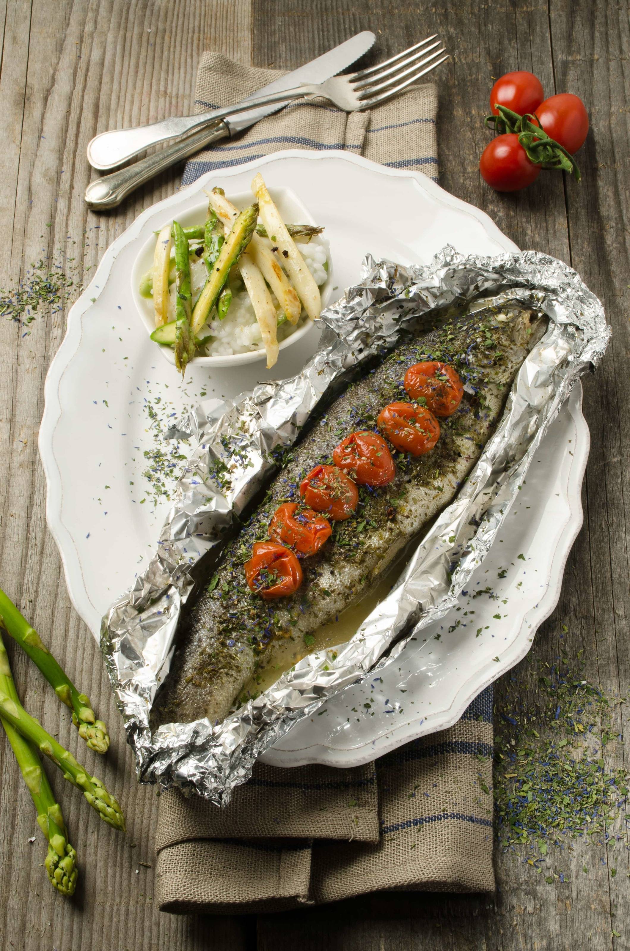 Forelle in Alufolie Rezept