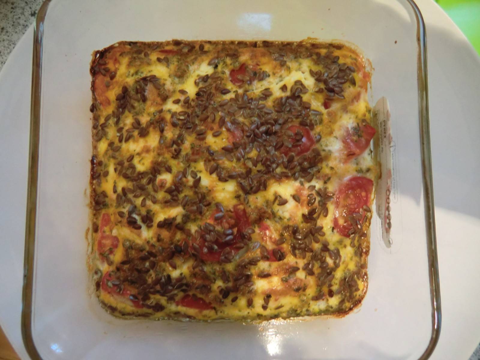 Feta-Tomaten-Omelett aus dem Backofen