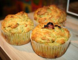 Zucchini-Frischkäse-Muffins Zucchini-Frischkäse-Muffins