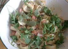 Pasta in Garnelen-Lachs-Sauce Pasta in Garnelen-Lachs-Sauce