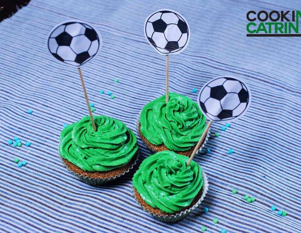 Fußballcupcakes Fußballcupcakes