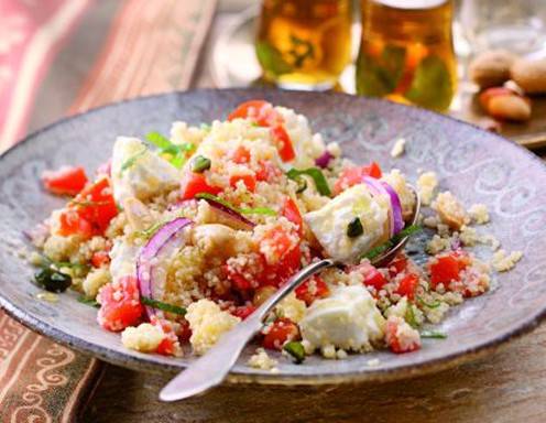 Couscous-Salat mit Schafskäse Rezept - ichkoche