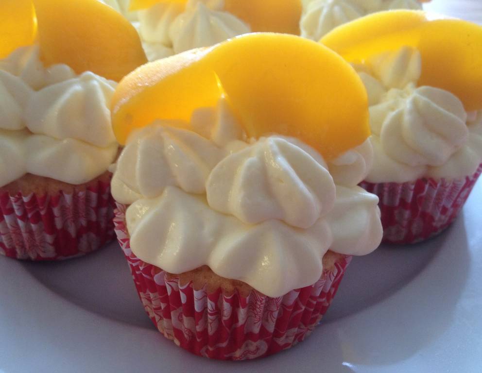 Pfirsich-Cupcake Pfirsich-Cupcake