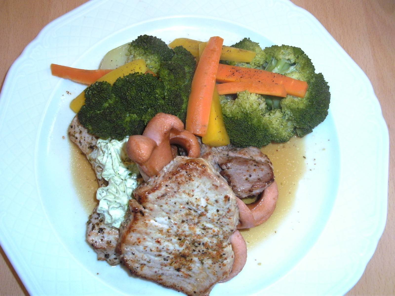 Grillteller mit Gemüse