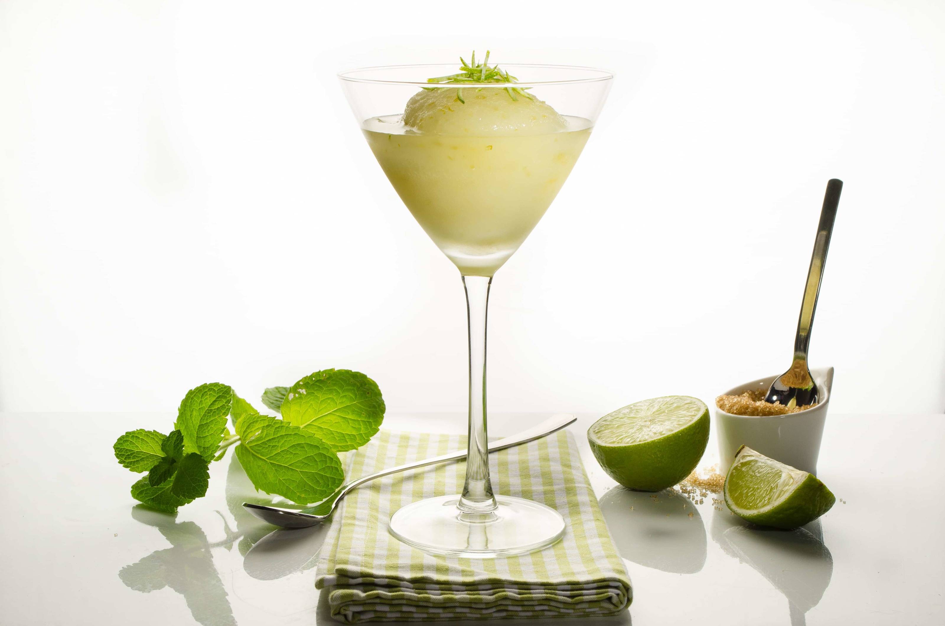 Caipirinha-Sorbet