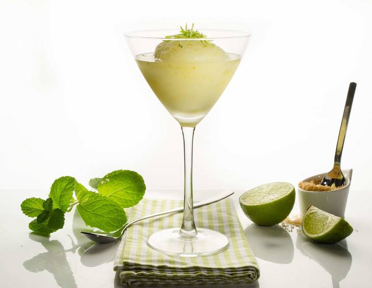 Caipirinha-Sorbet Caipirinha-Sorbet