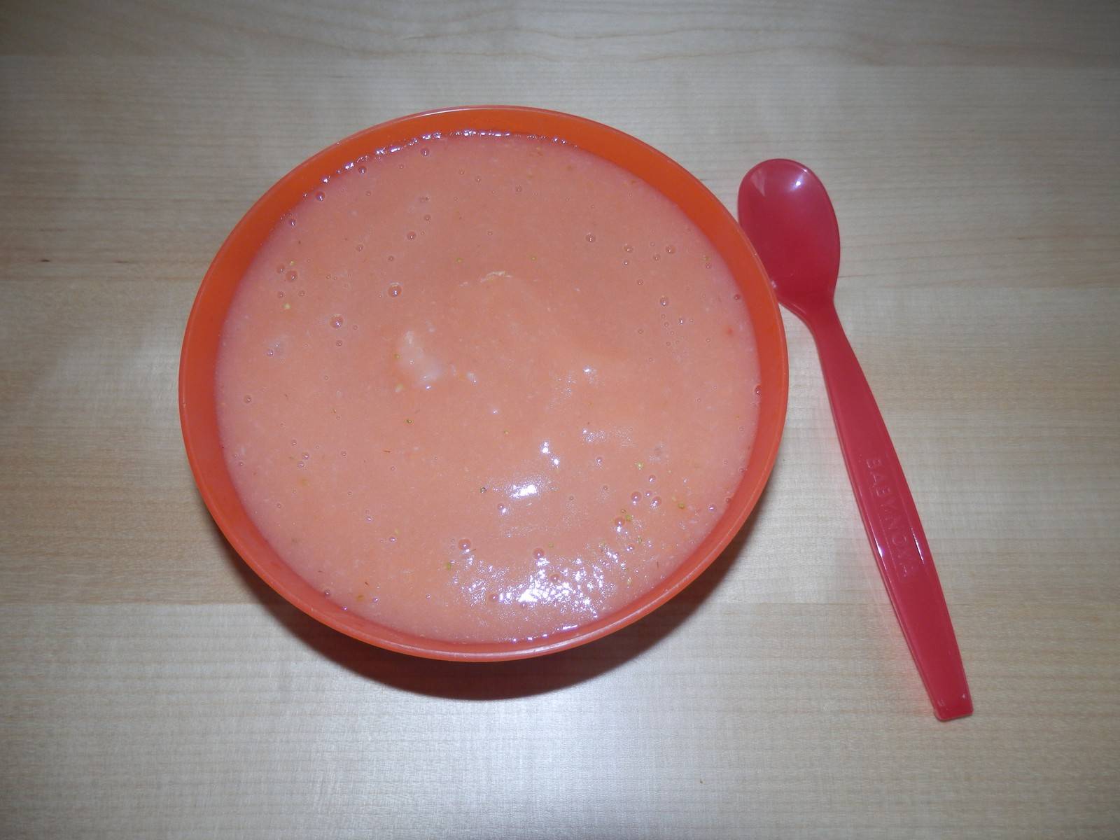 Erdbeer-Apfel-Babybrei