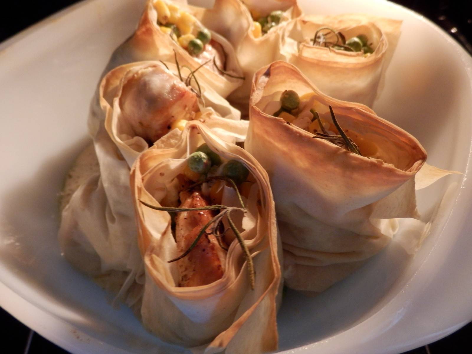 Putenröllchen mit Gemüse Rezept - ichkoche.de