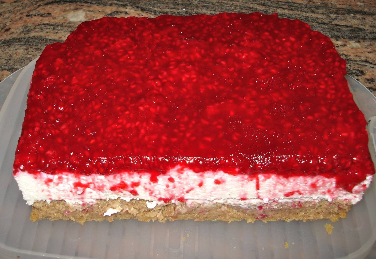 Mohn-Topfen-Himbeertorte Rezept - ichkoche.ch