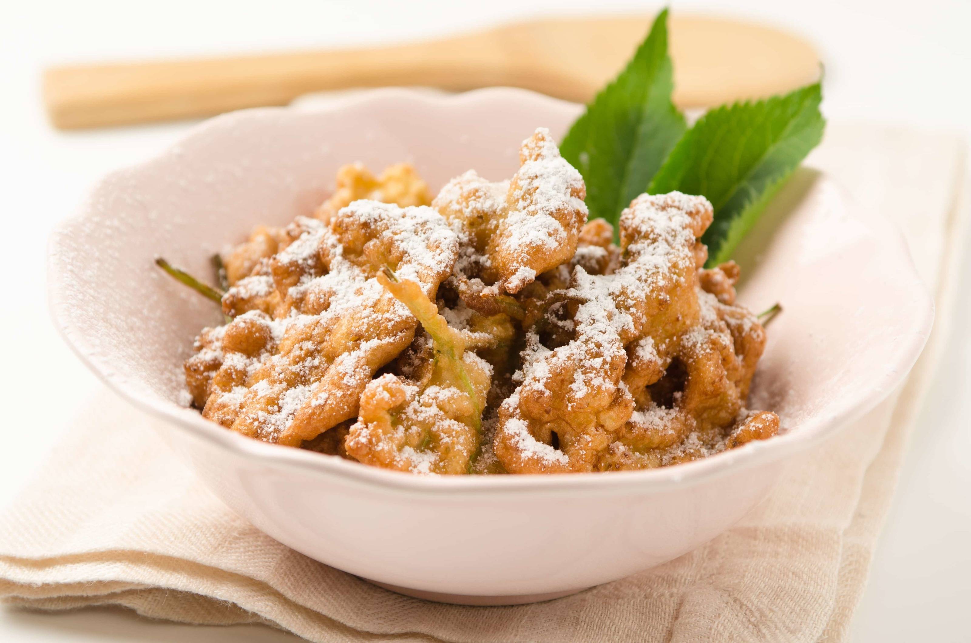 Hollerblüten im Backteig Rezept