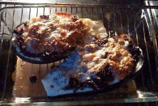 Gefüllte Melanzani auf orientalische Art Rezept - ichkoche.de Gefüllte Melanzani auf orientalische Art Rezept - ichkoche.de