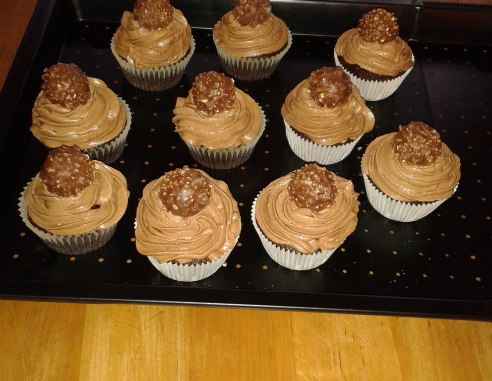 Ferrero Rocher-Cupcakes Ferrero Rocher-Cupcakes