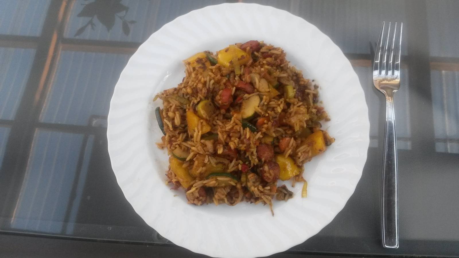 Asiatischer Wok auf Wiener Art