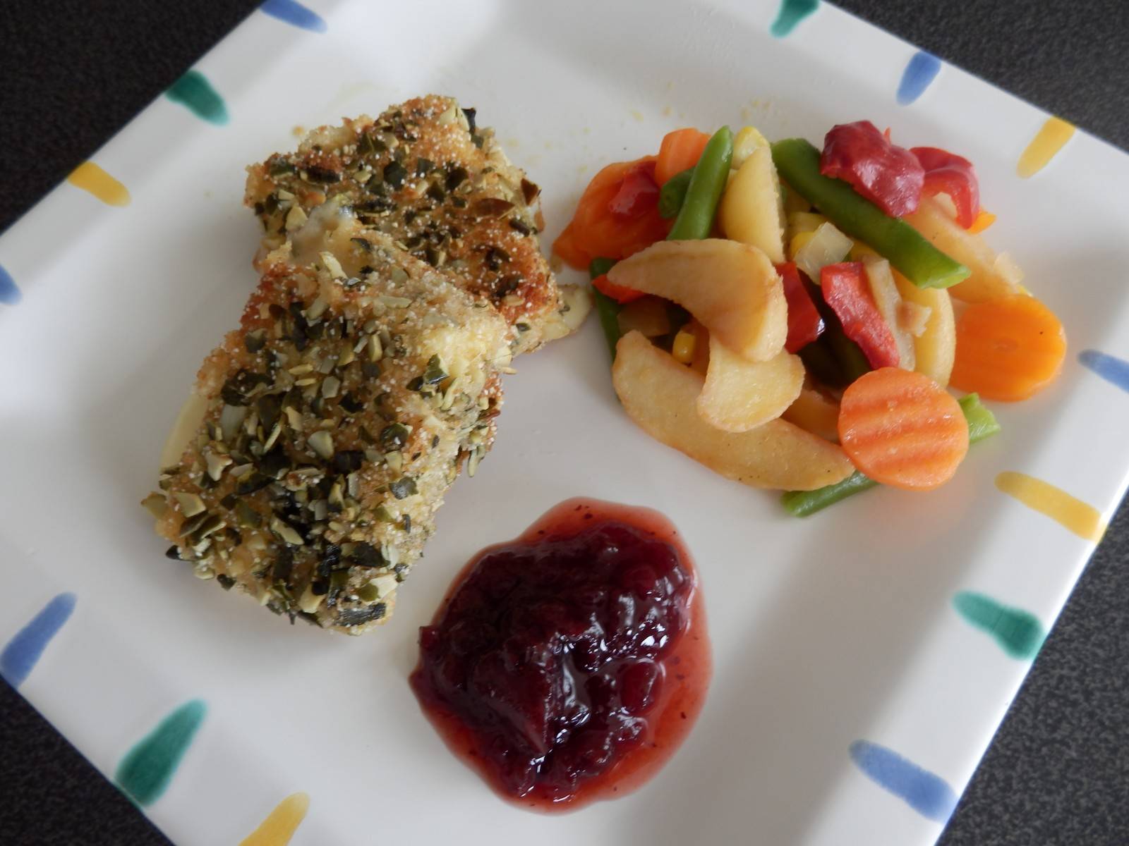 Butterkäse mit Kürbiskernpanier Rezept - ichkoche.ch Butterkäse mit Kürbiskernpanier Rezept - ichkoche.ch