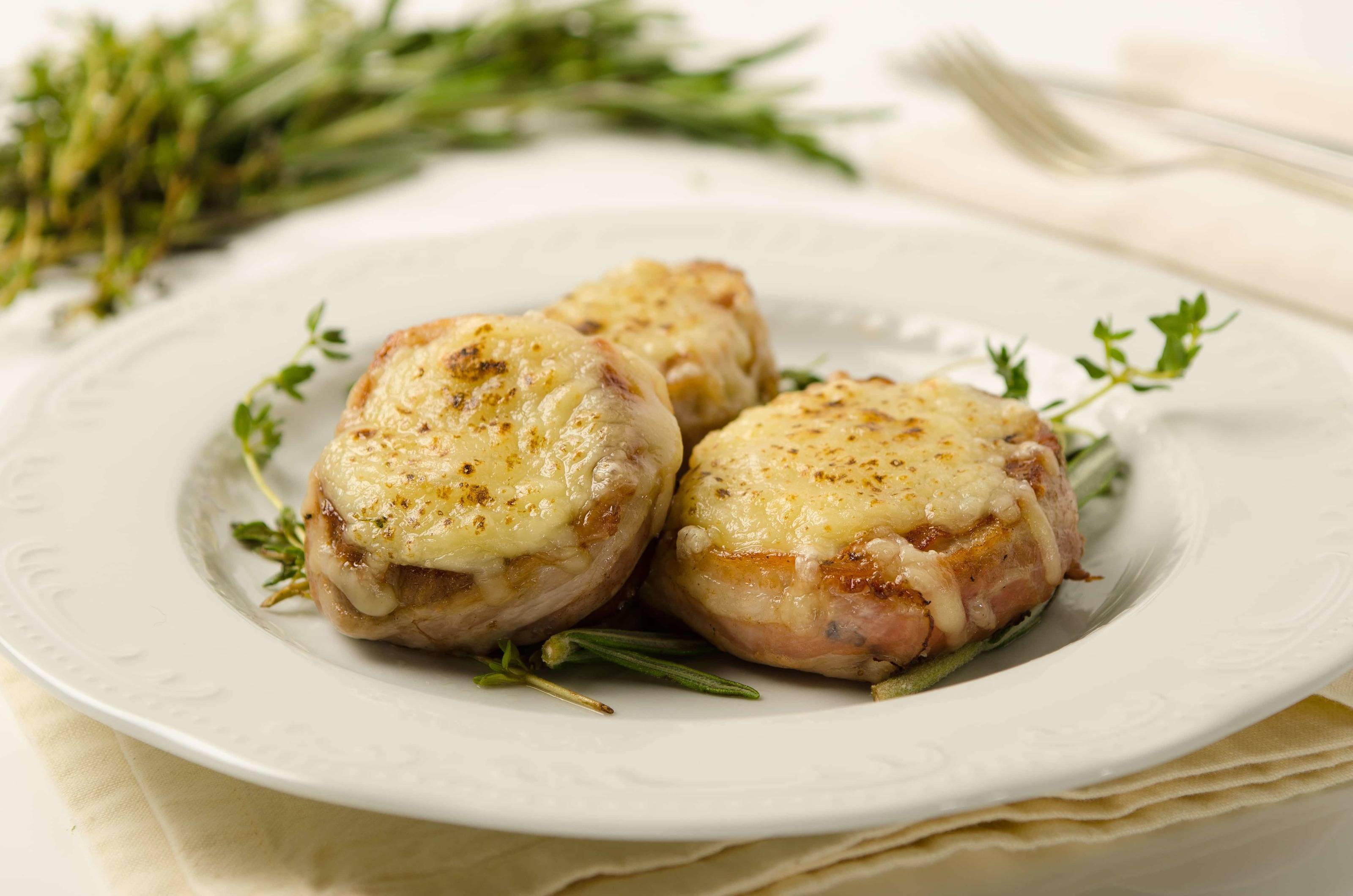 Schweinefischerl im Speckmantel