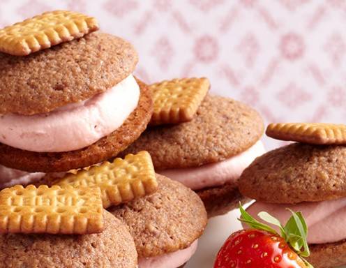 Erdbeer-Whoopies