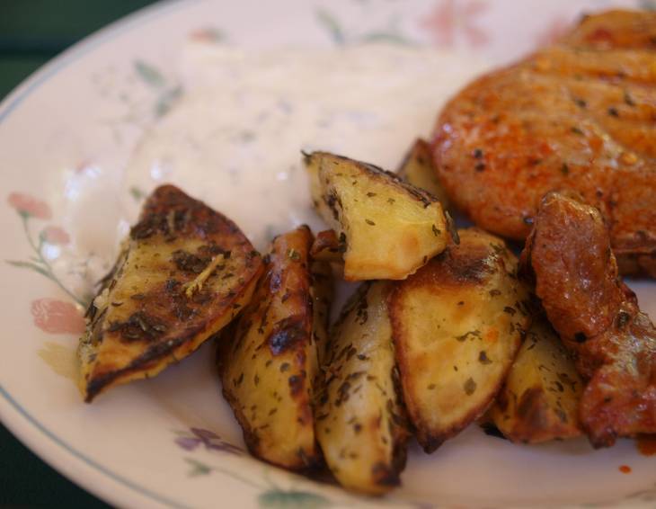 Kartoffeln mit Kräutern der Provence