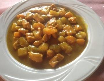 Fruchtiges Hühnercurry