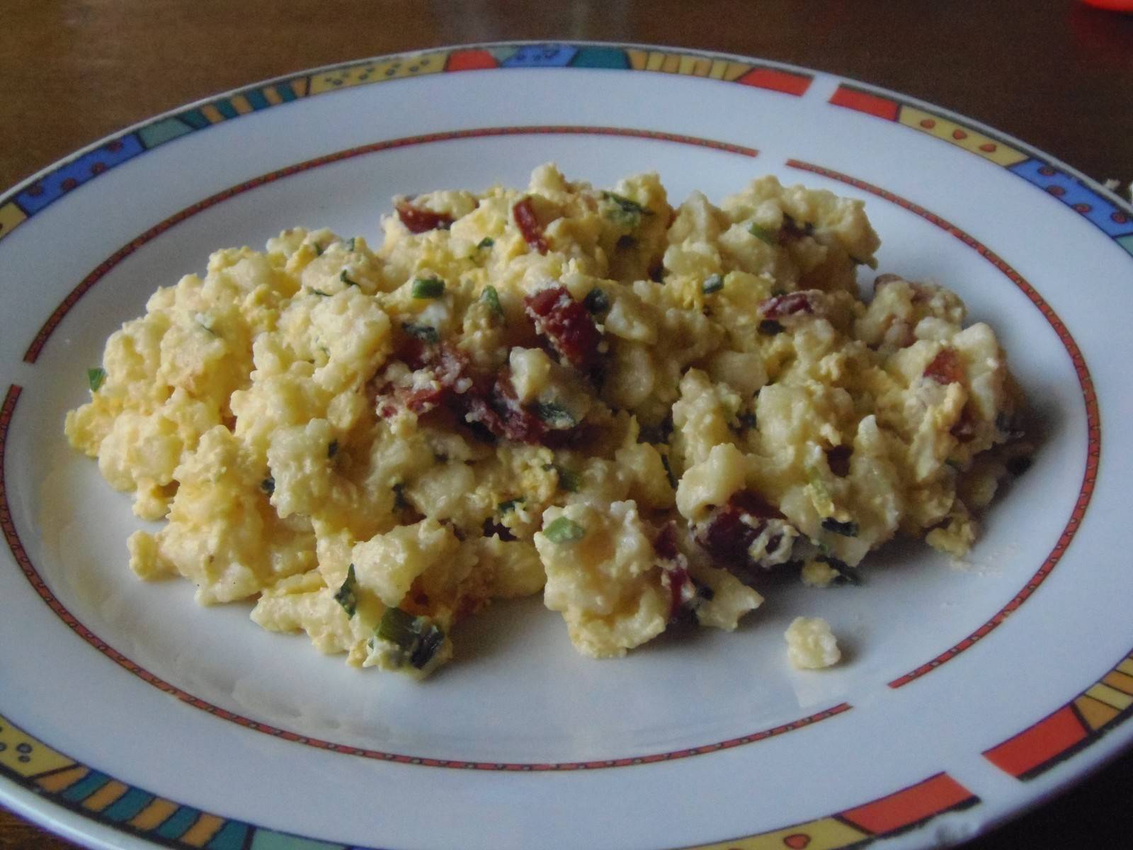 Eiernockerl mit Knabbernossi Rezept - ichkoche.de