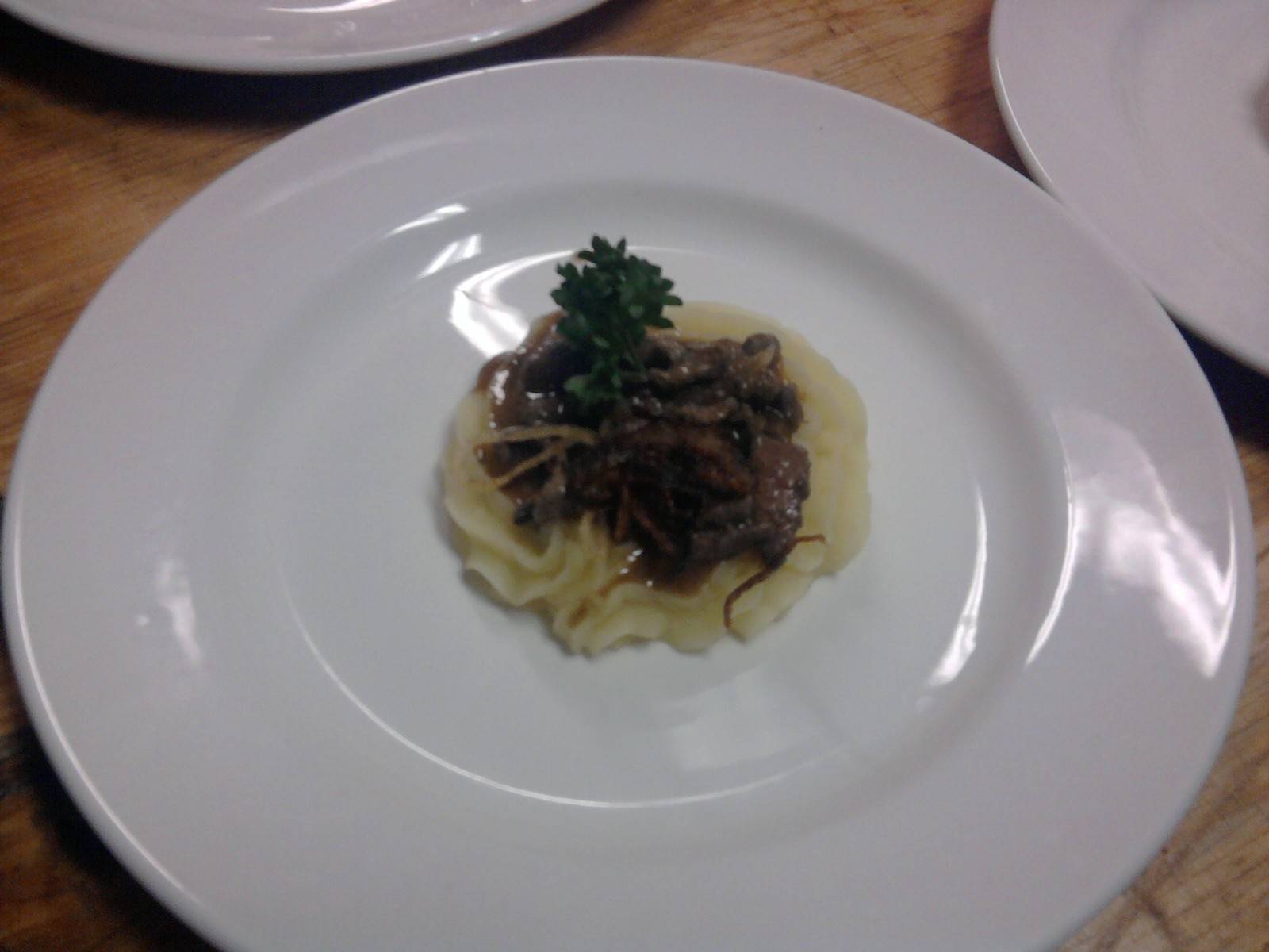 Leber mit Kräuterpüree Rezept - ichkoche.de Leber mit Kräuterpüree Rezept - ichkoche.de