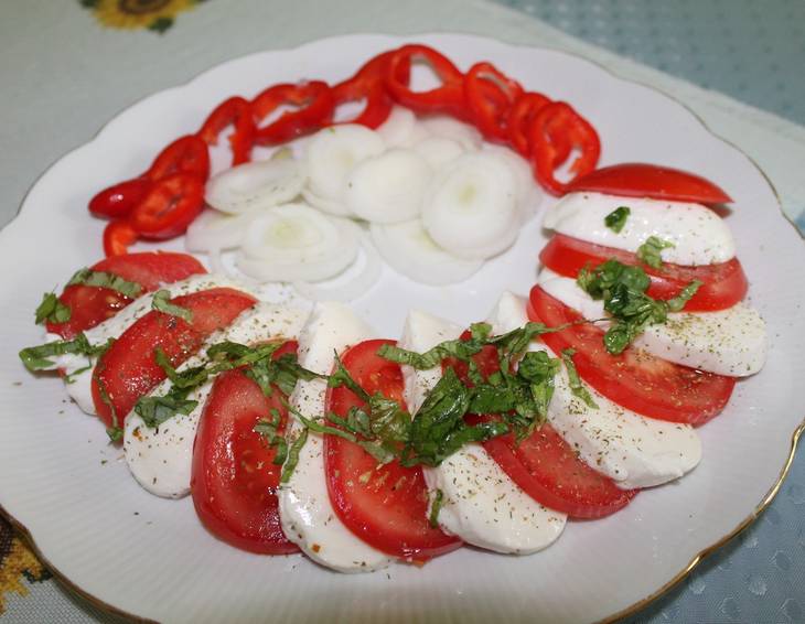 Mozzarella-Teller Mozzarella-Teller