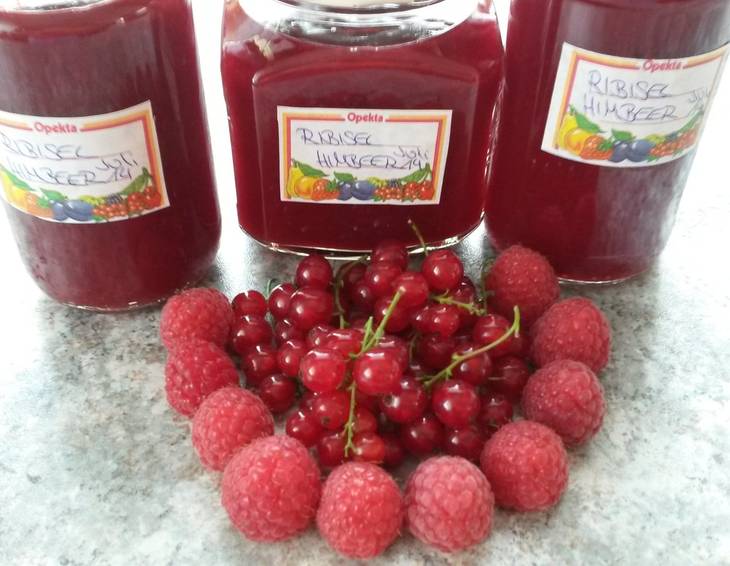 Ribisel-Himbeer-Marmelade Ribisel-Himbeer-Marmelade