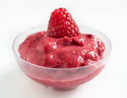 Veganes Himbeereis Veganes Himbeereis