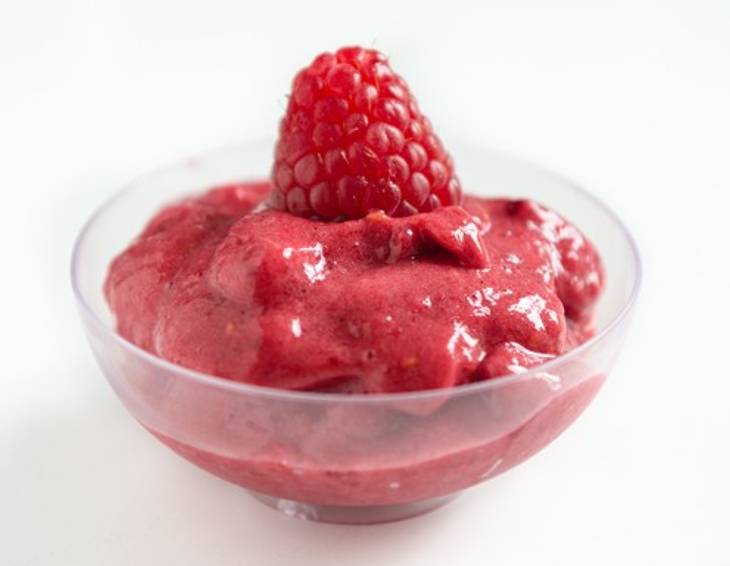 Veganes Himbeereis Veganes Himbeereis