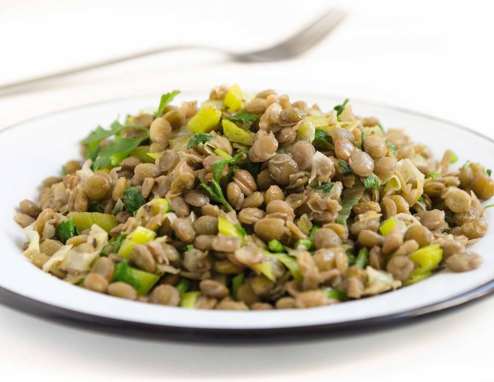 Linsen mit Lauch Linsen mit Lauch