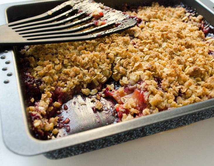 Veganer Crumble