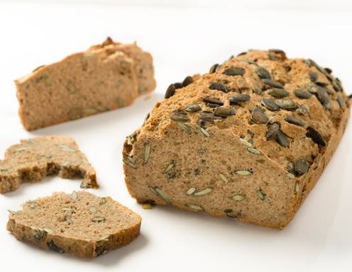 Kürbiskernbrot mit Topfen