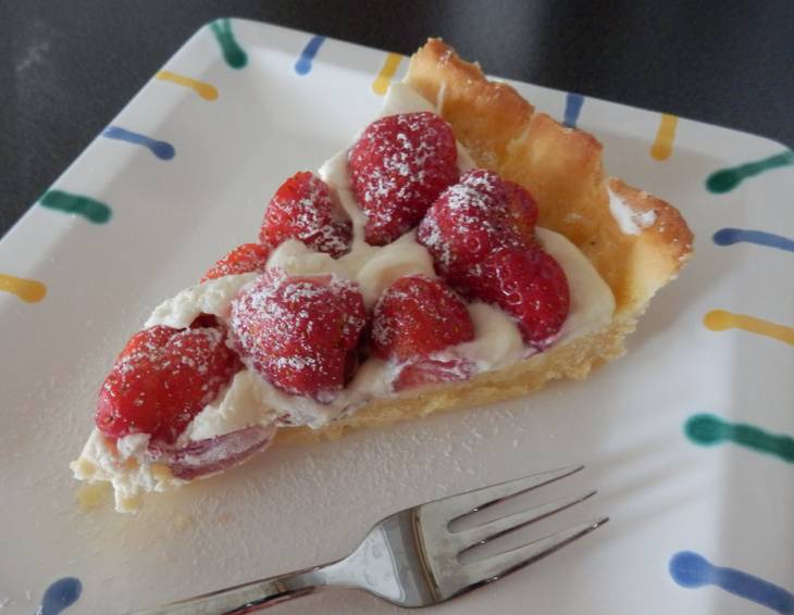 Erdbeertarte mit Vanillecreme Erdbeertarte mit Vanillecreme