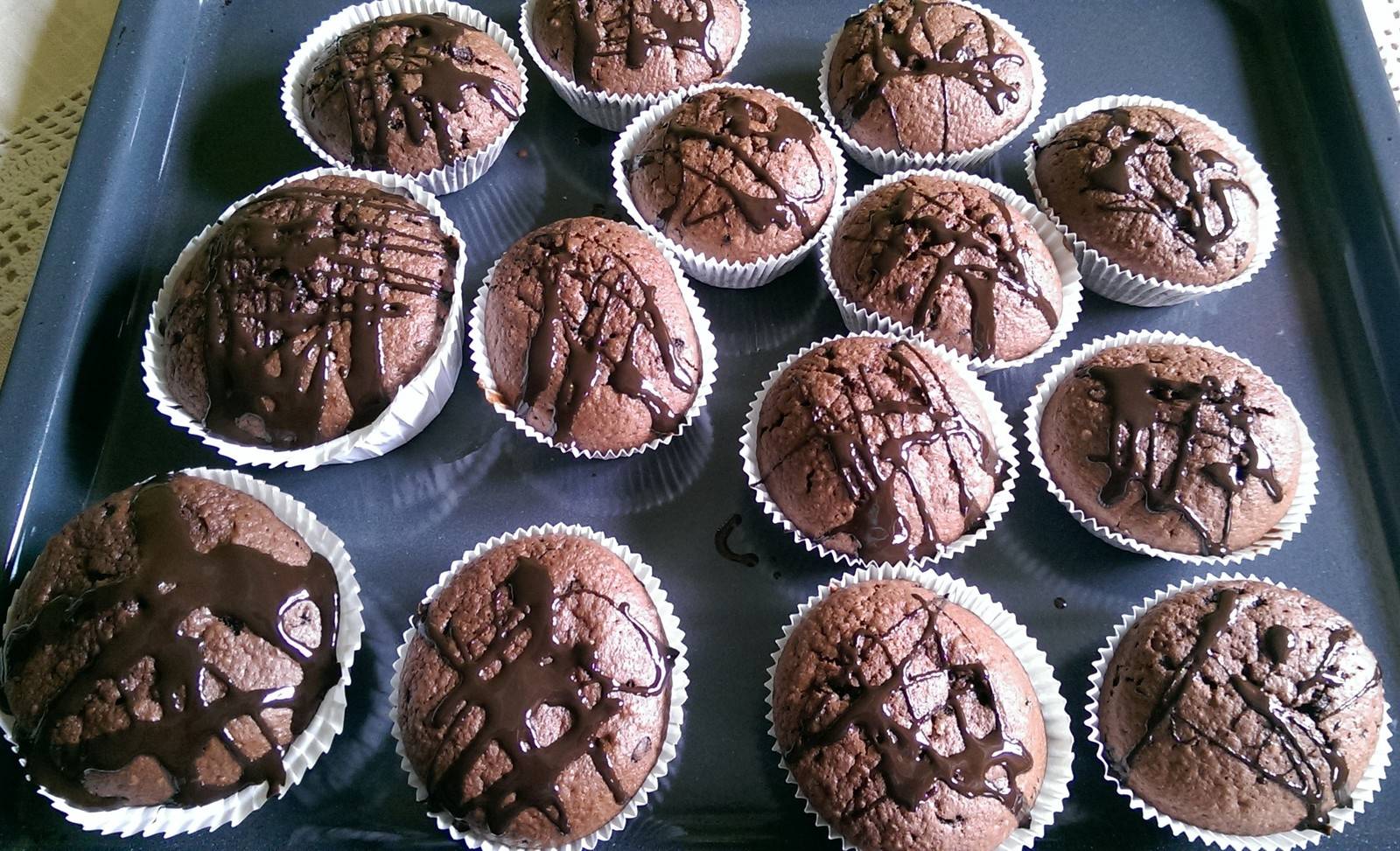 Chocolat-Nut-Muffins