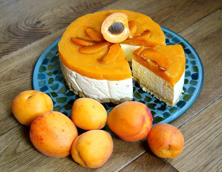 Marillen-Mousse-Torte Marillen-Mousse-Torte