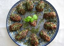 Rote Quinoa-Emmentaler-Nockerl Rote Quinoa-Emmentaler-Nockerl