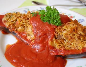 Überbackene Melanzani Überbackene Melanzani